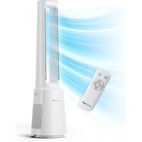 Pro Breeze OmniAir Ventilador de Torre sin Aspas 105 cm con Purificador de Aire, Oscilación 75°, Ultra Silencioso, Mando a