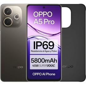 OPPO A5 Pro 4G - Smartphone Libre con IA, 8GB RAM + 256GB, Pantalla 6.67" 90Hz, Cámara 50MP, Batería 5800, Carga Rápida 45W,