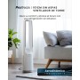 Pro Breeze OmniAir Ventilador Torre Inteligente sin Aspas 105 cm con Purificador HEPA, Wi-Fi, LED, 10 Velocidades, 5 Modos,