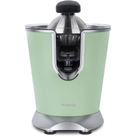H.Koenig Exprimidor de Naranjas Eléctrico Profesional. AGR88 Cuerpo en Acero Inoxidable, Verde Pastel, Sin BPA, Rápido,