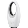 Max Star Ventilador sin Aspas con Mando a Distancia 3 Velocidades Purificador de Aire Oscilante Temporizador Luces LED