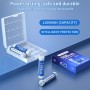1100mAh AAA Ni-MH Pilas Recargables de 1,2V para los Equipos Domésticos con Estuches de Almacenamiento (8 Piezas)