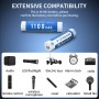 1100mAh AAA Ni-MH Pilas Recargables de 1,2V para los Equipos Domésticos con Estuches de Almacenamiento (8 Piezas)