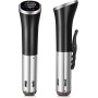 Sous Vide, Wancle Roner Cocina Baja Temperatura 1100W Inmersión a Prueba de Agua IPX7 Circuladores Con función de reserva, fácil