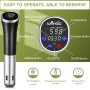Sous Vide, Wancle Roner Cocina Baja Temperatura 1100W Inmersión a Prueba de Agua IPX7 Circuladores Con función de reserva, fácil