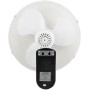 Cofan Ventilador de pared con temporizador y mando a distancia | Potencia de 50 W | Con tres Velocidades | Color Blanco