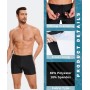 AMZSPORT Bañador de Hombre Secado Rápido Bañadores Boxer con Cordón