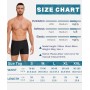 AMZSPORT Bañador de Hombre Secado Rápido Bañadores Boxer con Cordón