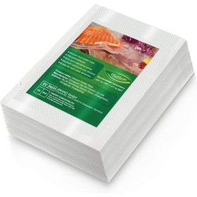 Bolsas de Vacío para Alimentos, 100 Bolsas 15x25cm(0.49' x 0.82') Bolsas para envasar al vacio, Sin BPA, Bolsas de Vacio