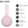 SONY Auriculares de Diadema inalámbricos Bluetooth WH-CH520, Sonido, diseño Ligero, 50 h de batería, Carga rápida, Ecualizador,