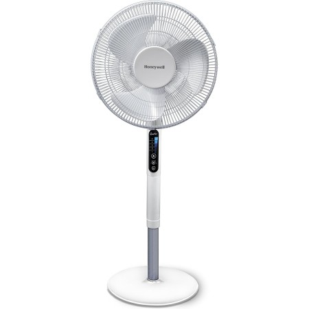 Honeywell Advanced QuietSet Ventilador de Pie Oscilante, 5 Ajustes de Velocidad, Función de Temporizador, Oscilación de 70°,