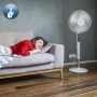 Honeywell Advanced QuietSet Ventilador de Pie Oscilante, 5 Ajustes de Velocidad, Función de Temporizador, Oscilación de 70°,