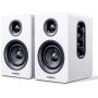 Sanyun SW208 Altavoces de estantería activos Bluetooth 5.0 de 3 "- Unidad de altavoz de fibra de carbono de 60W - DAC integrado