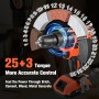 AKZWOXRO Taladro Percutor a Bateria 21V, Taladro Atornillador Bateria con 2x2.0Ah Baterías, Atornillador Electrico 42Nm, 25+3