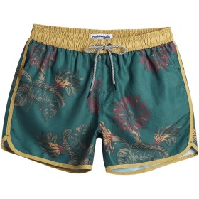 MaaMgic Bañador Hombre de Natación Secado Rápido Interior de Malla Pantalones Cortos d'Aire Vintage 80s 90s