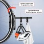 Soporte de pared giratorio para bicicleta, soporte de pared vertical para garaje Tuhause apartamento, orientable lateralmente