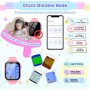 4G GPS Reloj Inteligente Niños, Smartwatch para Niños Niñas con Llamadas, SOS, Modo Clase, WIFI, Videollamada, Chat, Juegos,