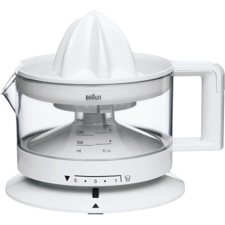 Braun TributeCollection CJ3000 WH - Exprimidor Eléctrico, 20 w, 350ml, Cantidad de Pulpa Ajustable, Apto para Lavavajillas,