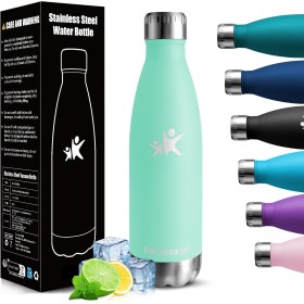 HoneyHolly Botella Termica - 500ML - Botella agua Acero Inoxidable, Termo con pared Doble Aislamient, de Fugas, Cantimplora