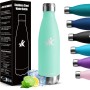 HoneyHolly Botella Termica - 500ML - Botella agua Acero Inoxidable, Termo con pared Doble Aislamient, de Fugas, Cantimplora
