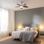 Cecotec Ventilador de Techo con Luz EnergySilence Aero 4200 GoldDarkWood. 53W, Diámetro 42”, Luz LED de 15W en 3 Tonos, Mando a