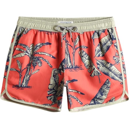 MaaMgic Bañador Hombre de Natación Secado Rápido Interior de Malla Pantalones Cortos d'Aire Vintage 80s 90s