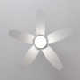 Cecotec Ventilador de Techo con Luz EnergySilence Aero 4200 GoldDarkWood. 53W, Diámetro 42”, Luz LED de 15W en 3 Tonos, Mando a