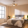 Cecotec Ventilador de Techo con Luz EnergySilence Aero 4200 GoldDarkWood. 53W, Diámetro 42”, Luz LED de 15W en 3 Tonos, Mando a