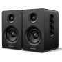 Sanyun SW208 Altavoces de estantería activos Bluetooth 5.0 de 3 "- Unidad de altavoz de fibra de carbono de 60W - DAC integrado