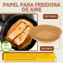 200/220 Piezas Papel Freidora Aire de 20-24cm BPA Free | Accesorios Air Fryer en Formato Cuadrado y Plano | Compatible para 5-7