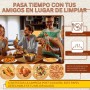 200/220 Piezas Papel Freidora Aire de 20-24cm BPA Free | Accesorios Air Fryer en Formato Cuadrado y Plano | Compatible para 5-7