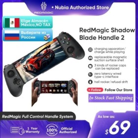 Nuevo Redmagic Shadow Blade Gamepad 2 empuñaduras de goma suave con te