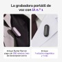 Grabadora de Voz con IA PLAUD NotePin, Control por App para Tomar Notas, transcripción y Resumen con IA, soporta 112 Idiomas, 64