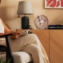 Cecotec Ventilador de Sobremesa EnergySilence 400 RetroDesk Beige. 25W de Potencia, 8 Pulgadas, 4 Aspas aerodinámicas, Diseño