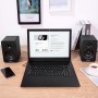Sanyun SW208 Altavoces de estantería activos Bluetooth 5.0 de 3 "- Unidad de altavoz de fibra de carbono de 60W - DAC integrado