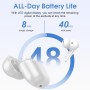 Auriculares Traductores de Idiomas, 48H AI Auriculares Traductor en Tiempo Real con 164 Idiomas, 5 Modos de Traducción, Cascos
