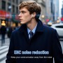 Auriculares Traductores de Idiomas, 48H AI Auriculares Traductor en Tiempo Real con 164 Idiomas, 5 Modos de Traducción, Cascos