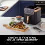 Ninja Foodi FlexDrawer Freidora de Aire Dual Zone, 10.4L, Air Fryer, 7 en 1, Freidora sin Aceite con 2 Cestas y Divisor