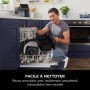 Ninja Foodi FlexDrawer Freidora de Aire Dual Zone, 10.4L, Air Fryer, 7 en 1, Freidora sin Aceite con 2 Cestas y Divisor