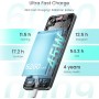 realme 14T 5G Smartphone 8+256GB, Morado Relámpago, Pantalla de 6.67 Pulgadas, Refresco de 120Hz, Batería de 5260mAh, Cámara de