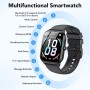 CASCHO Reloj Inteligente Mujer,1.85" HD Smartwatch Mujer con Llamadas, Whatsapp Notificaciones, Smart Watch con