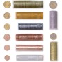 Blister Monedas. Pack 160 y Pack de 100 Unidades por Moneda, Contador de Monedas, Clasificador de Monedas, Organizador de