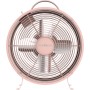 Cecotec Ventilador de Sobremesa EnergySilence 400 RetroDesk Pink. 25W de Potencia, 8 Pulgadas, 4 Aspas aerodinámicas, Diseño