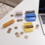Blister Monedas. Pack 160 y Pack de 100 Unidades por Moneda, Contador de Monedas, Clasificador de Monedas, Organizador de