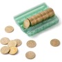 Blister Monedas. Pack 160 y Pack de 100 Unidades por Moneda, Contador de Monedas, Clasificador de Monedas, Organizador de