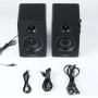 Sanyun SW208 Altavoces de estantería activos Bluetooth 5.0 de 3 "- Unidad de altavoz de fibra de carbono de 60W - DAC integrado