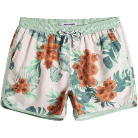 MaaMgic Bañador Hombre de Natación Secado Rápido Interior de Malla Pantalones Cortos d'Aire Vintage 80s 90s