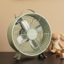 Cecotec Ventilador de Sobremesa EnergySilence 400 RetroDesk Pink. 25W de Potencia, 8 Pulgadas, 4 Aspas aerodinámicas, Diseño