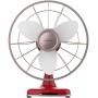 Cecotec Ventilador de Sobremesa EnergySilence 400 RetroDesk Green. 25W de Potencia, 8 Pulgadas, 4 Aspas aerodinámicas, Diseño