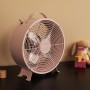 Cecotec Ventilador de Sobremesa EnergySilence 400 RetroDesk Green. 25W de Potencia, 8 Pulgadas, 4 Aspas aerodinámicas, Diseño